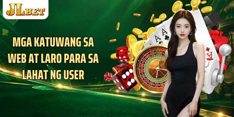 Mga katuwang sa web at laro para sa lahat ng user