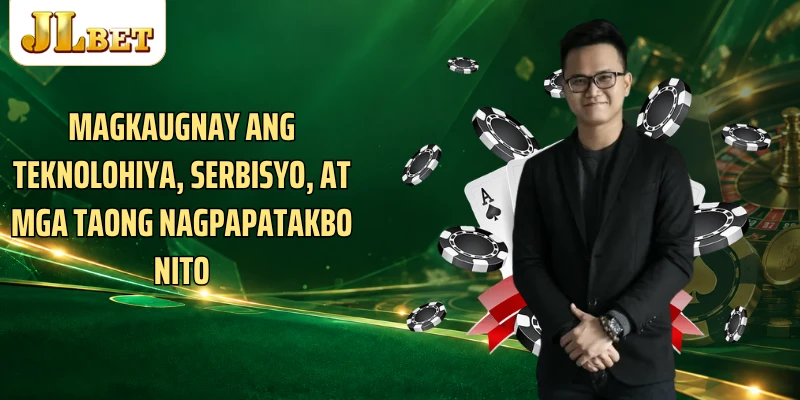 Magkaugnay ang teknolohiya, serbisyo, at mga taong nagpapatakbo nito